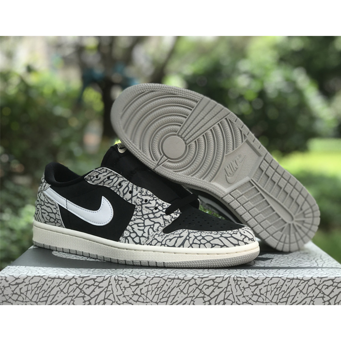 Air Jordan 1 Low OG “Black Cement” Sneaker      CZ0790-001 - FashionPlug