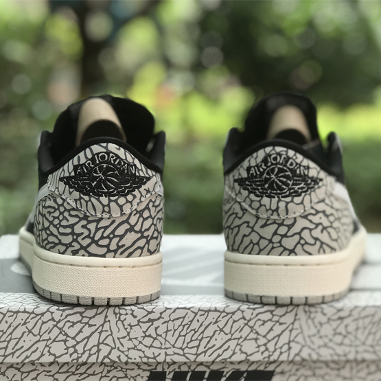 Air Jordan 1 Low OG “Black Cement” Sneaker      CZ0790-001 - FashionPlug