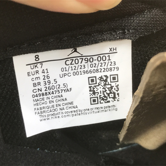 Air Jordan 1 Low OG “Black Cement” Sneaker      CZ0790-001 - FashionPlug