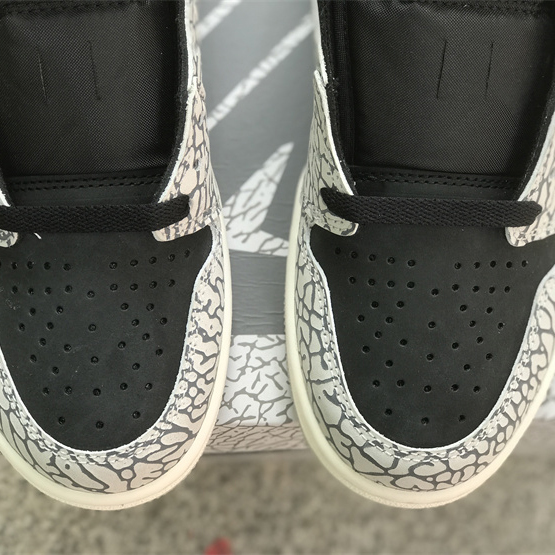 Air Jordan 1 Low OG “Black Cement” Sneaker      CZ0790-001 - FashionPlug