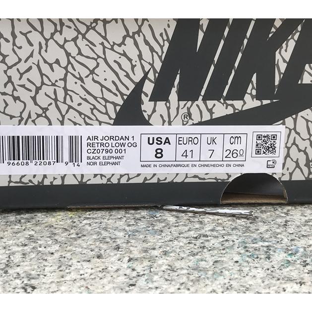Air Jordan 1 Low OG “Black Cement” Sneaker      CZ0790-001 - FashionPlug