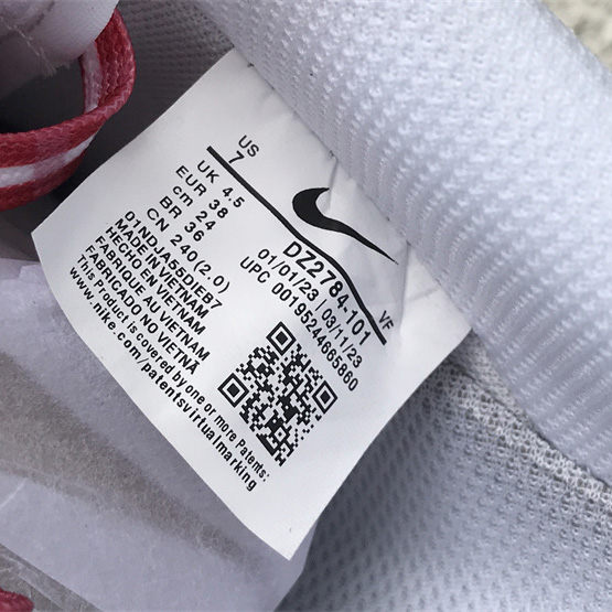 Nike Air Force 1 Low 'Red Gingham' Sneaker       DZ2784-101 - FashionPlug