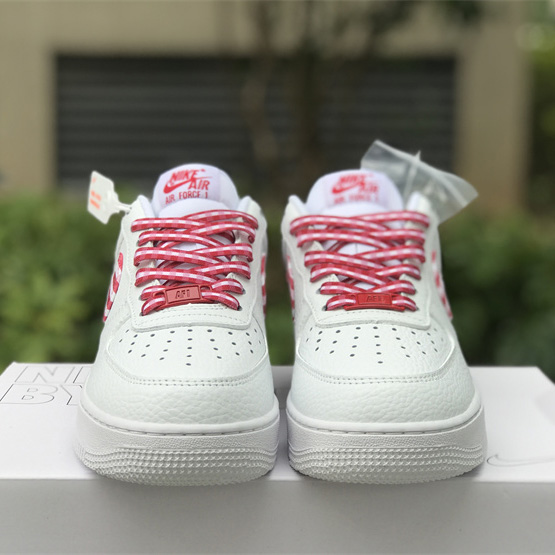 Nike Air Force 1 Low 'Red Gingham' Sneaker       DZ2784-101 - FashionPlug