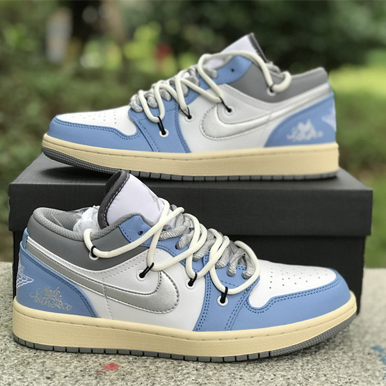 Air Jordan 1 Low Sneaker   553558-053 - FashionPlug