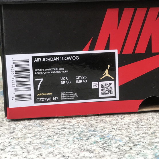 Air Jordan 1 Low Sneaker  CZ0790-147 - FashionPlug
