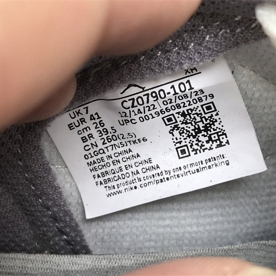 Air Jordan 1 Low “Atmosphere Grey” Sneaker      CZ0790-101 - FashionPlug