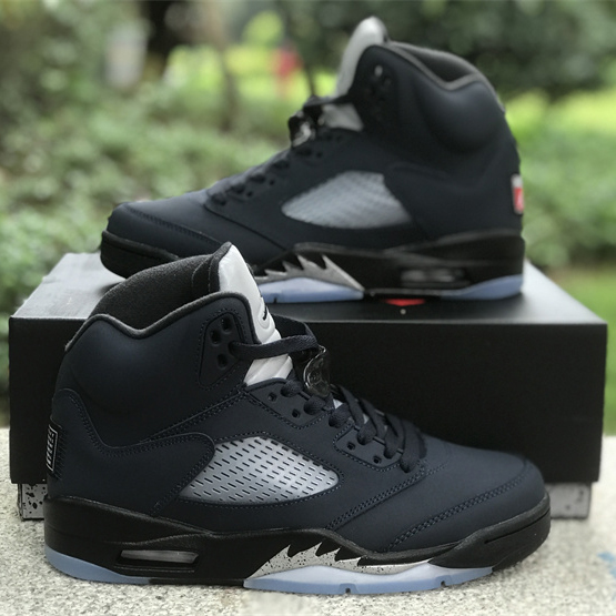 Air Jordan 5 “Georgetown” Sneakers      FD6812-400 - FashionPlug