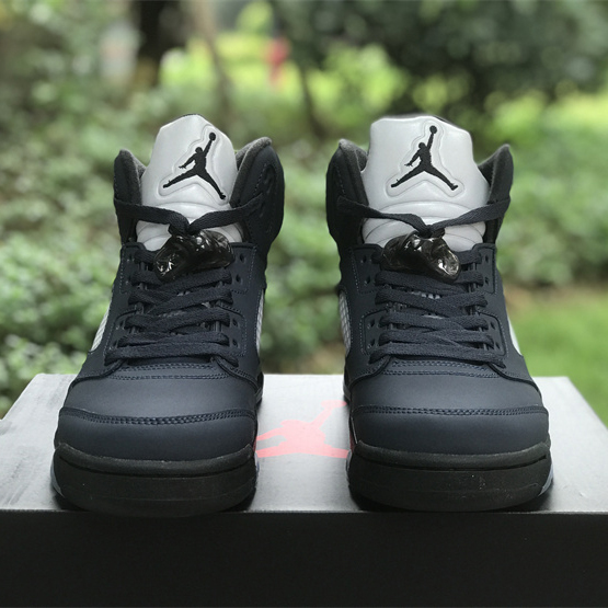 Air Jordan 5 “Georgetown” Sneakers      FD6812-400 - FashionPlug