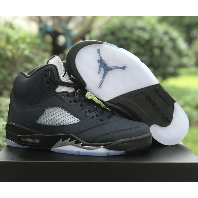 Air Jordan 5 “Georgetown” Sneakers      FD6812-400 - FashionPlug