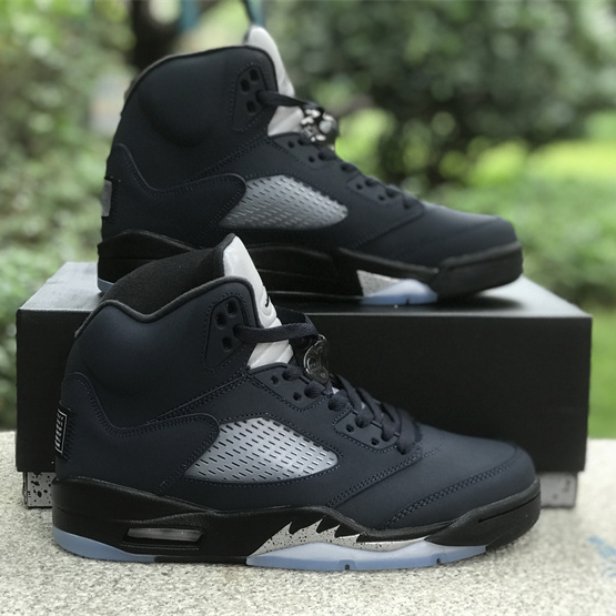 Air Jordan 5 “Georgetown” Sneakers      FD6812-400 - FashionPlug