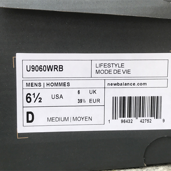 New Balance 9060 Sneakers   U9060WRB - FashionPlug