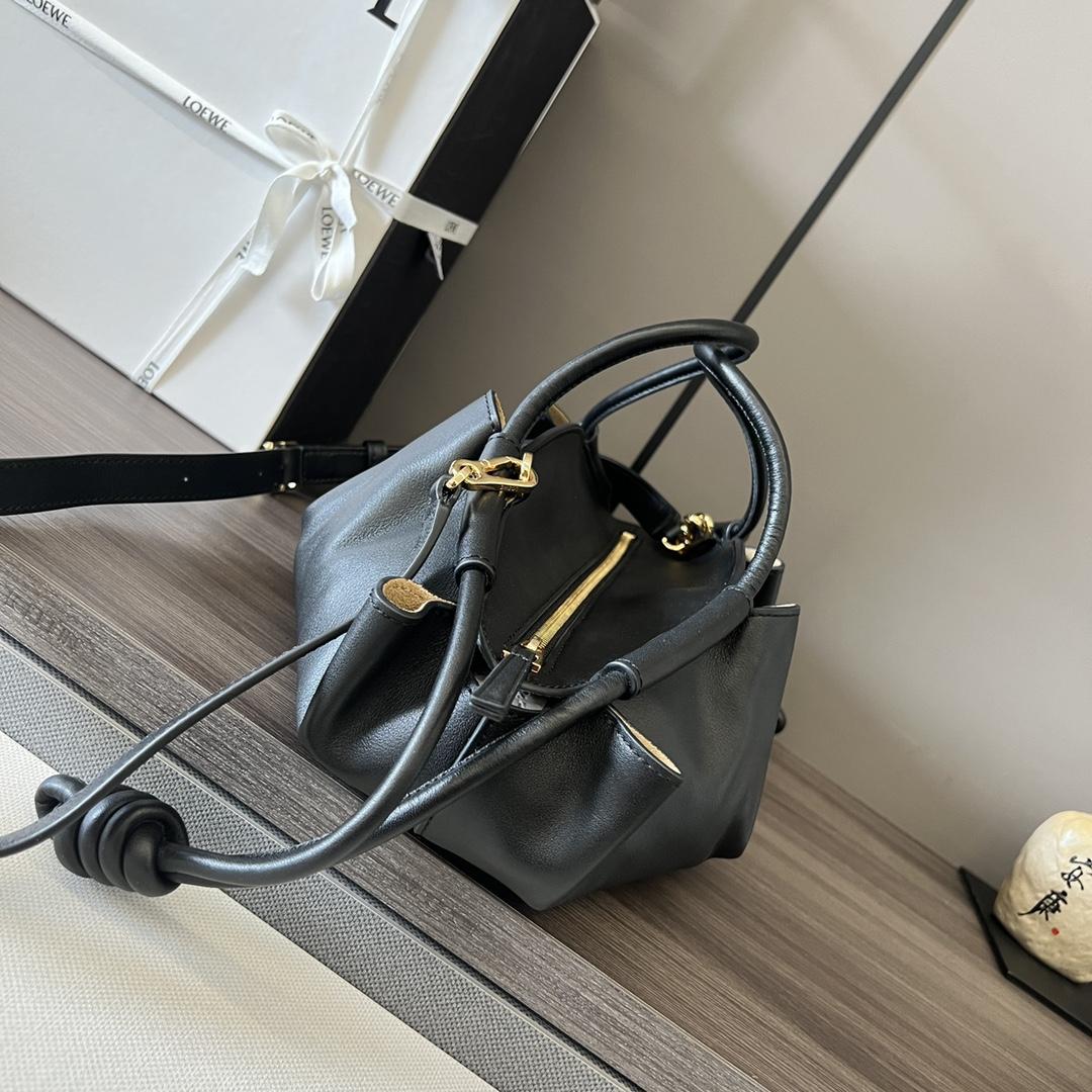 Loewe Small Paseo Bag In Shiny Nappa Calfskin - FashionPlug