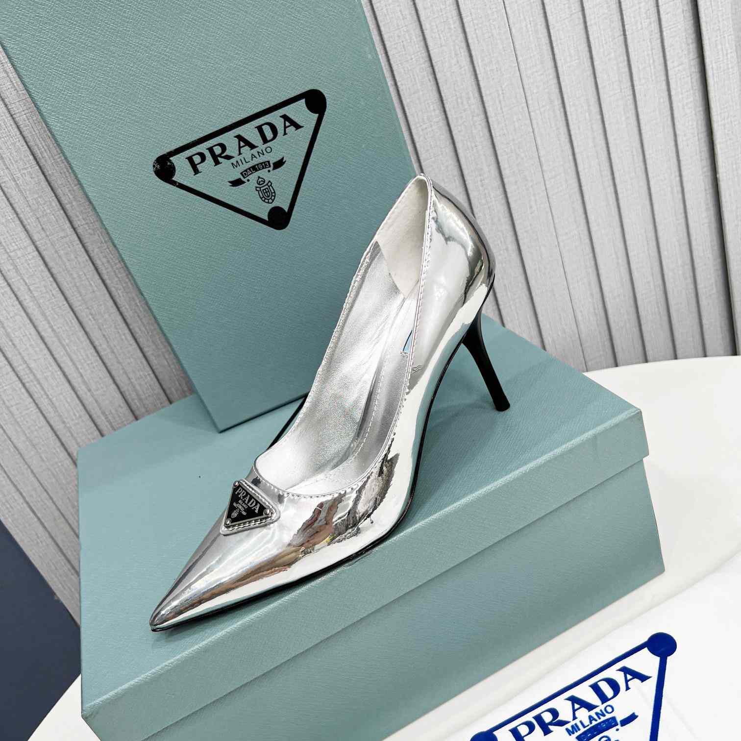 Prada Patent Leather Pumps - FashionPlug
