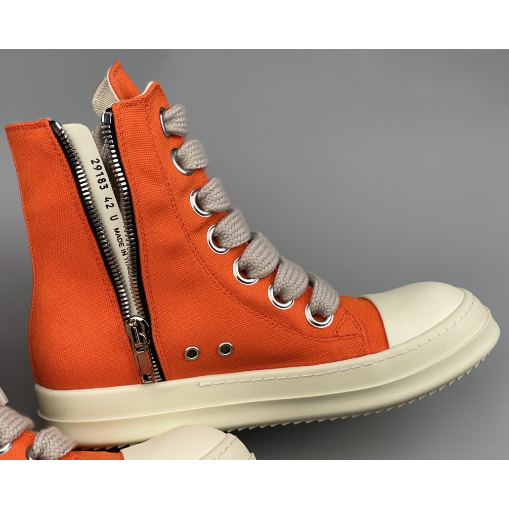 Rick Owens High-Top Sneakers - FashionPlug