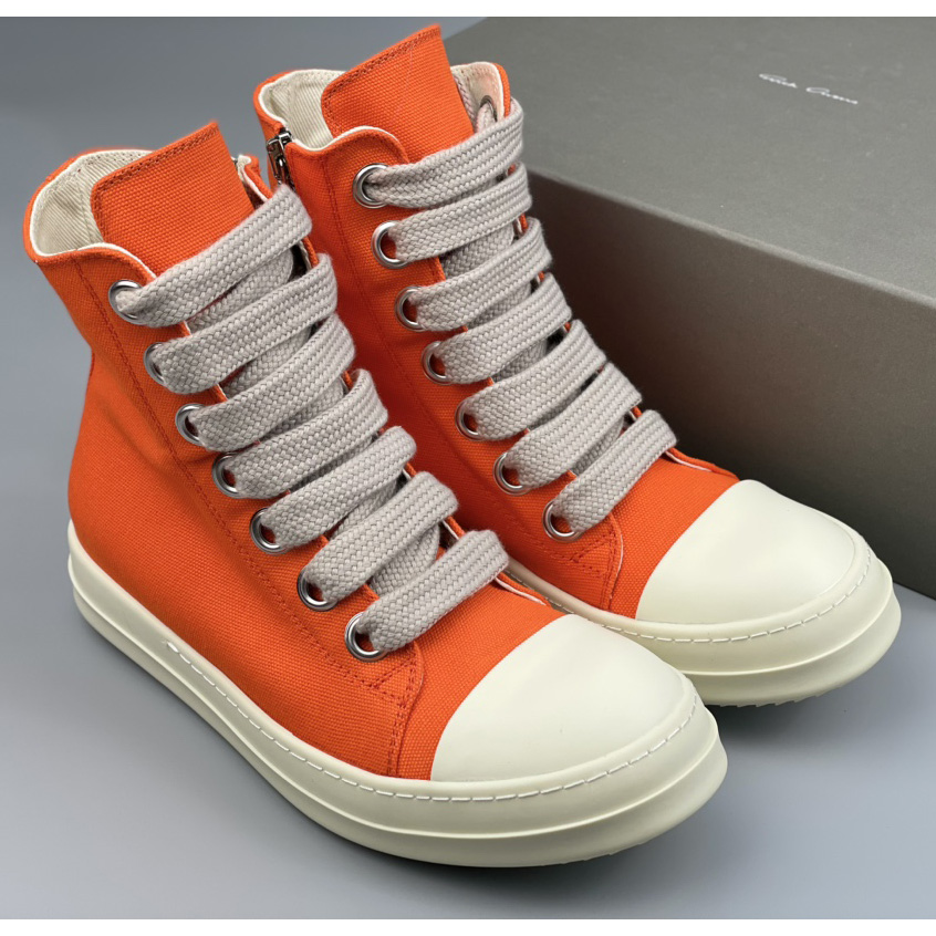 Rick Owens High-Top Sneakers - FashionPlug