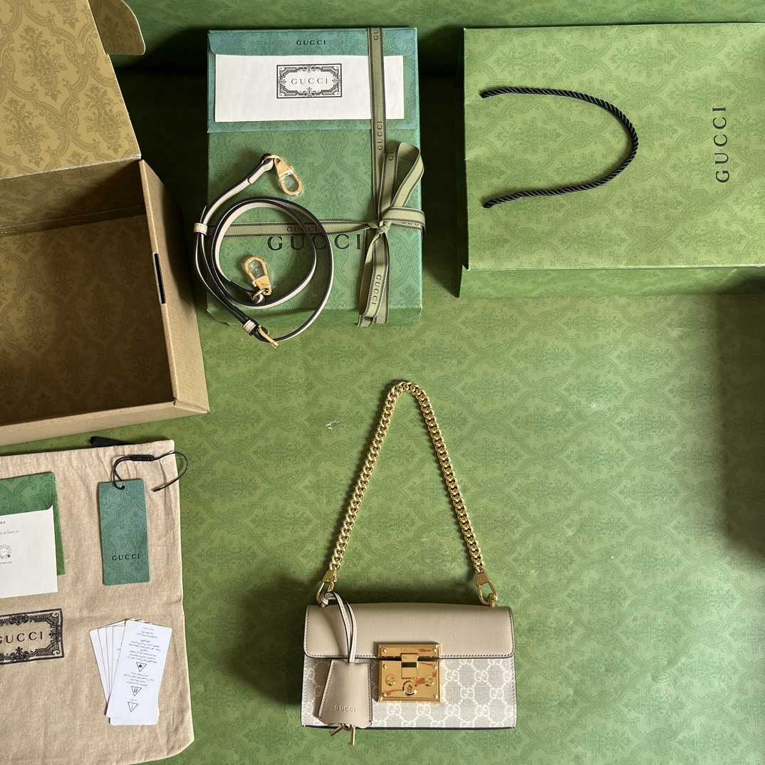 Gucci Padlock Mini Shoulder Bag(22x 11.5x 7.5cm) - FashionPlug