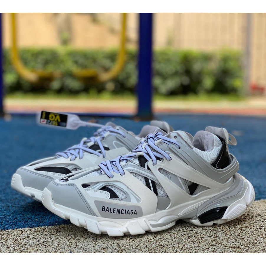 Balenciaga Track Sneaker LED In White - FashionPlug