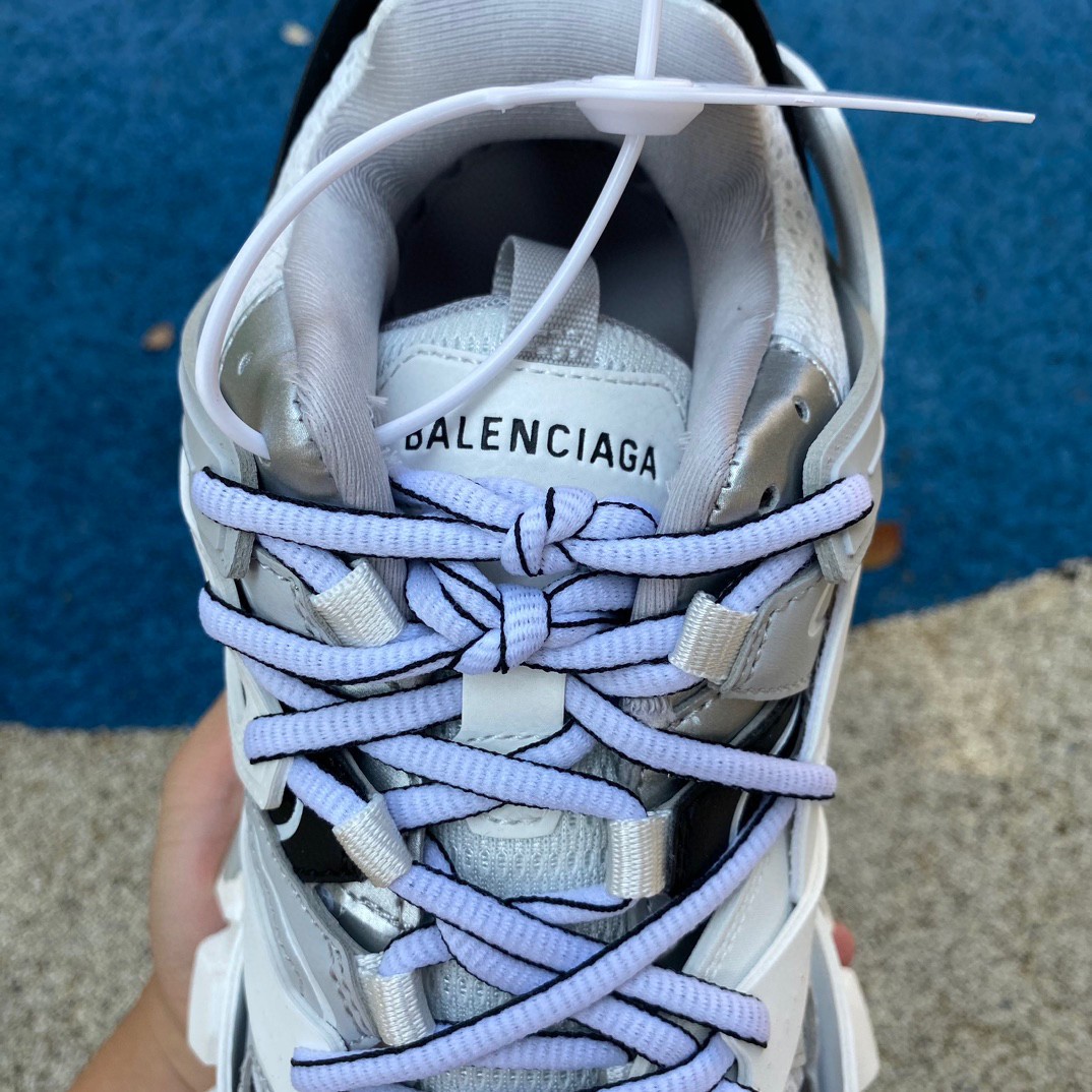 Balenciaga Track Sneaker LED In White - FashionPlug