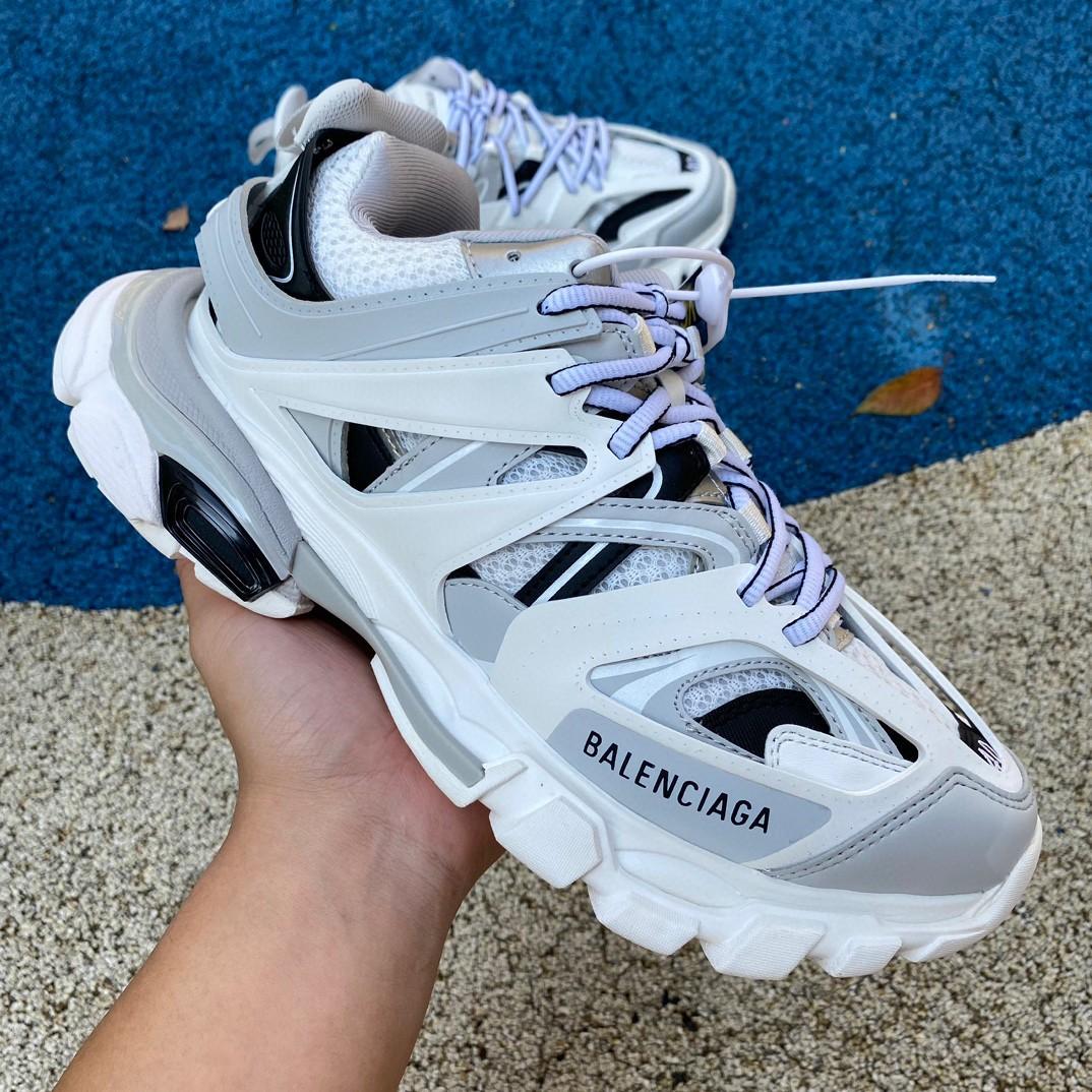 Balenciaga Track Sneaker LED In White - FashionPlug