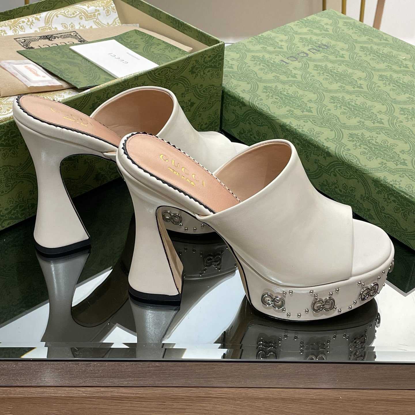Gucci Women's Platform Slide Sandal - FashionPlug