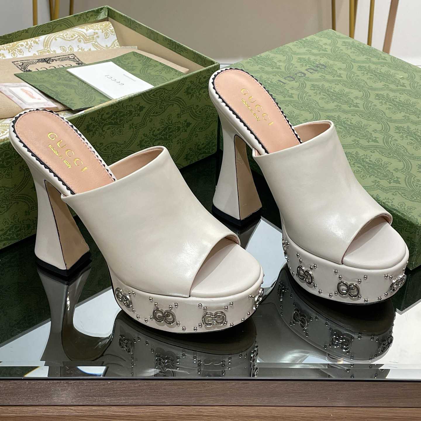 Gucci Women's Platform Slide Sandal - FashionPlug