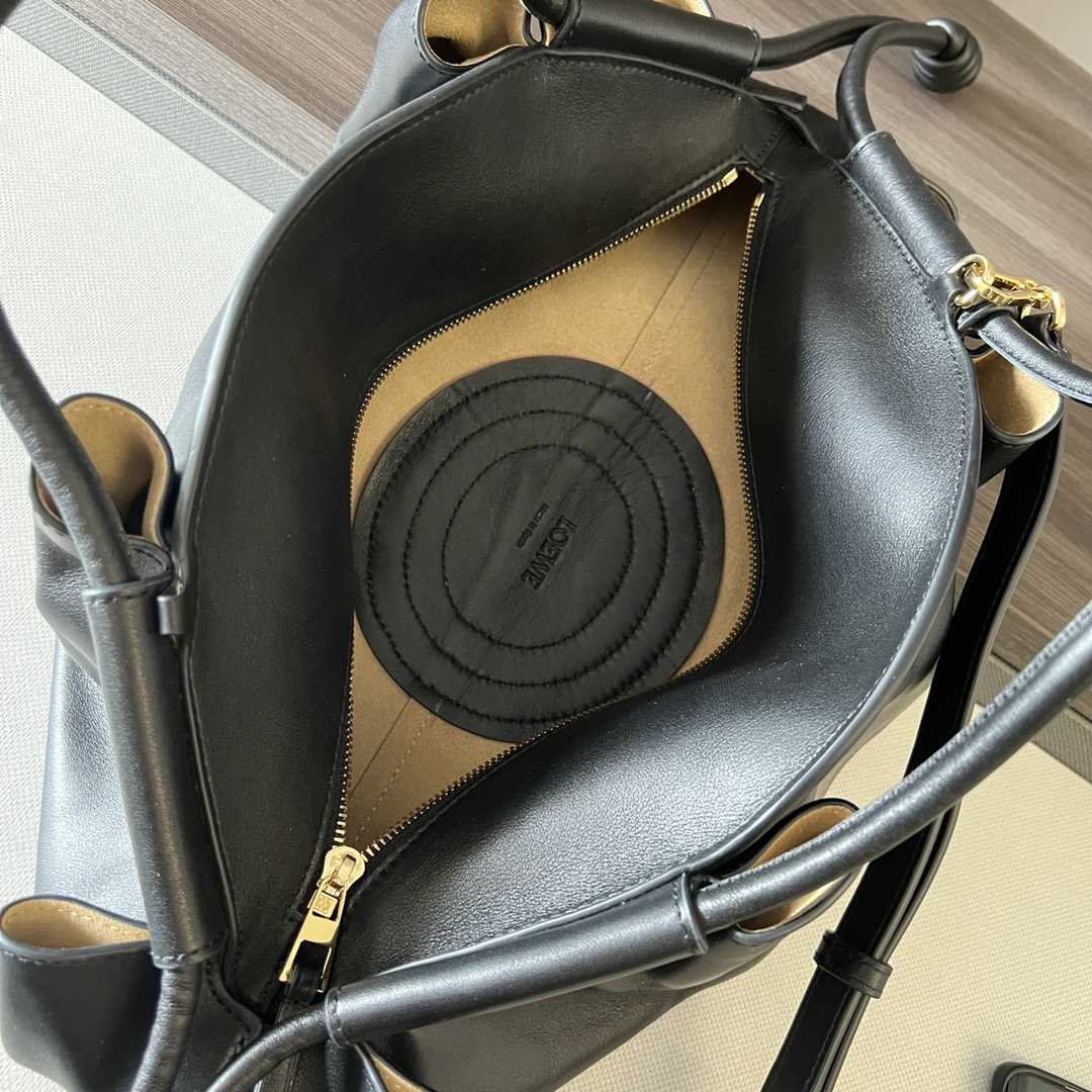 Loewe Paseo Bag In Shiny Nappa Calfskin - FashionPlug