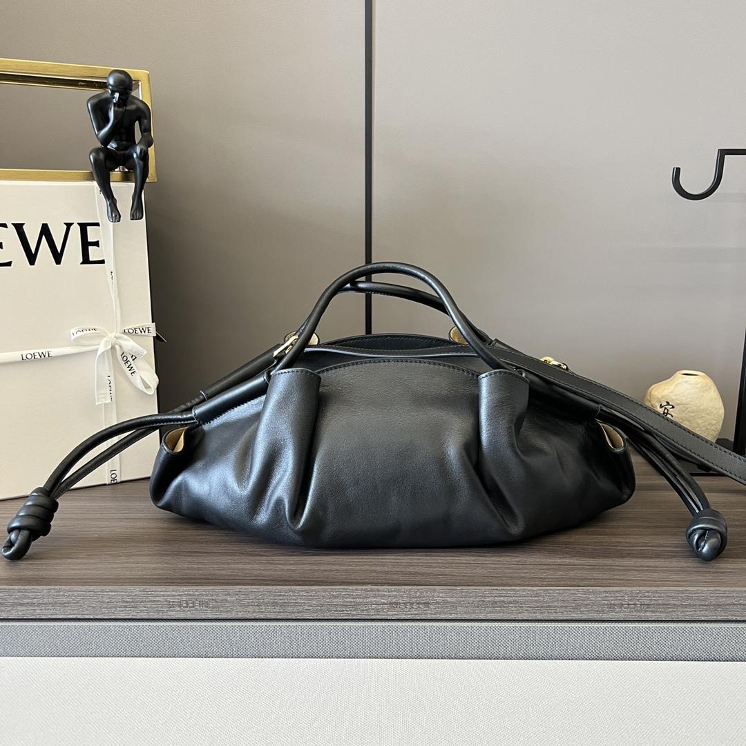 Loewe Paseo Bag In Shiny Nappa Calfskin - FashionPlug