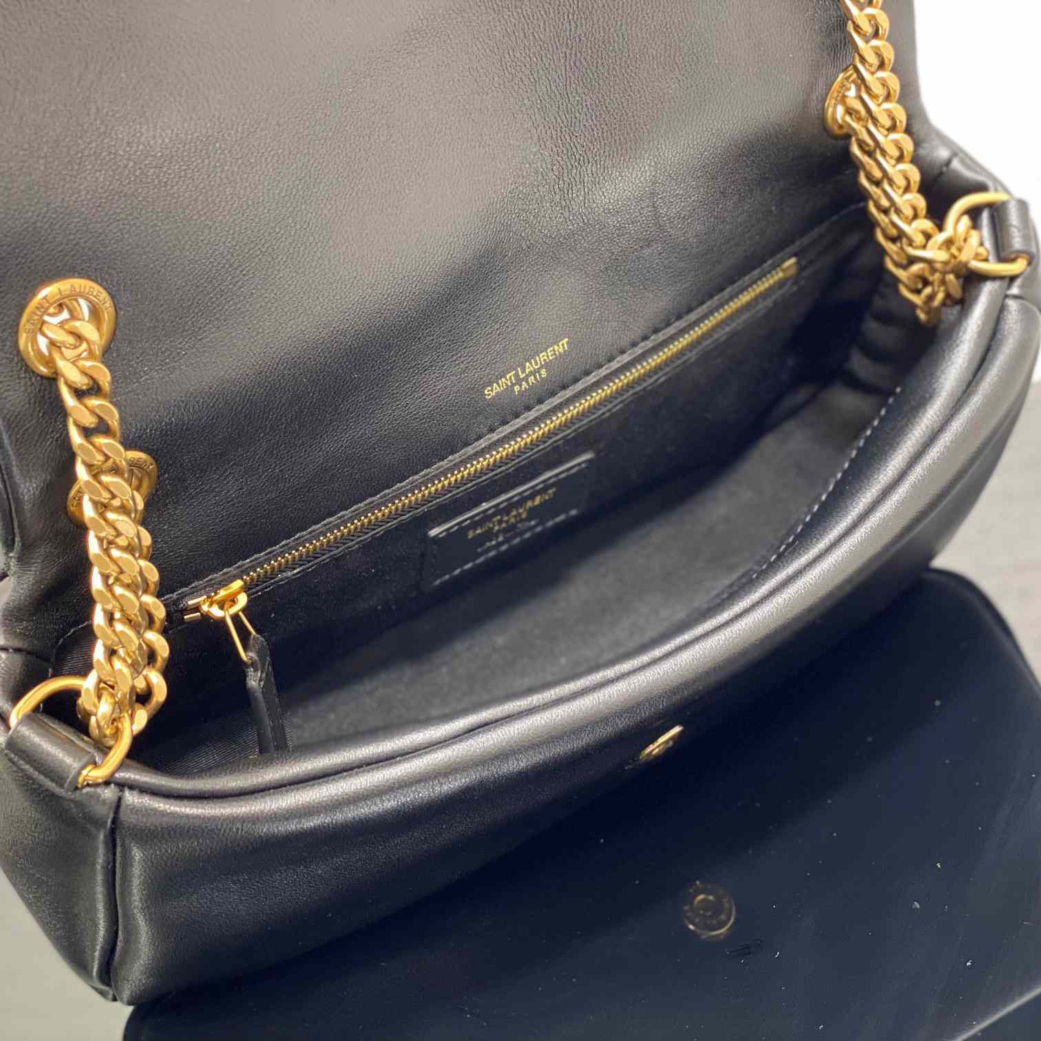Saint Laurent Calypso In Lambskin - FashionPlug