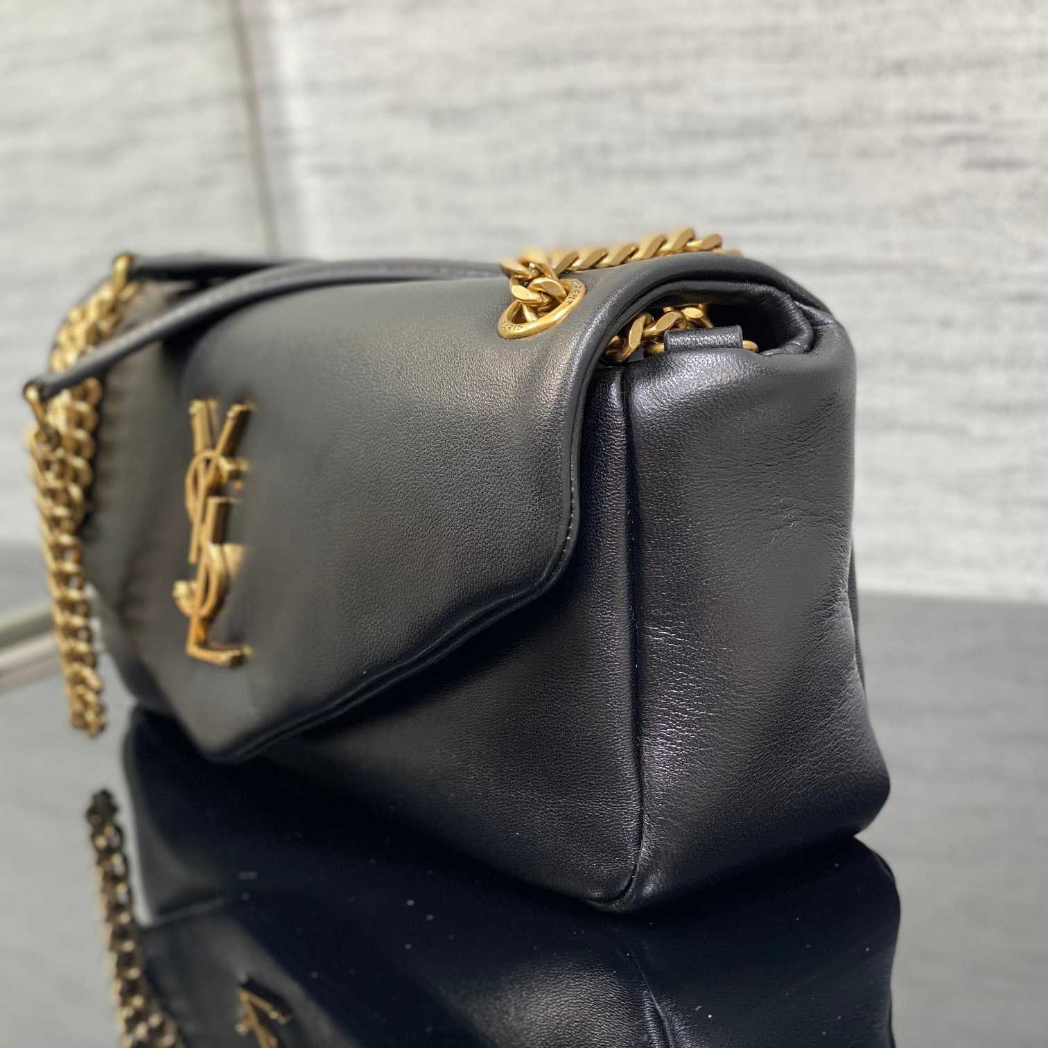 Saint Laurent Calypso In Lambskin - FashionPlug