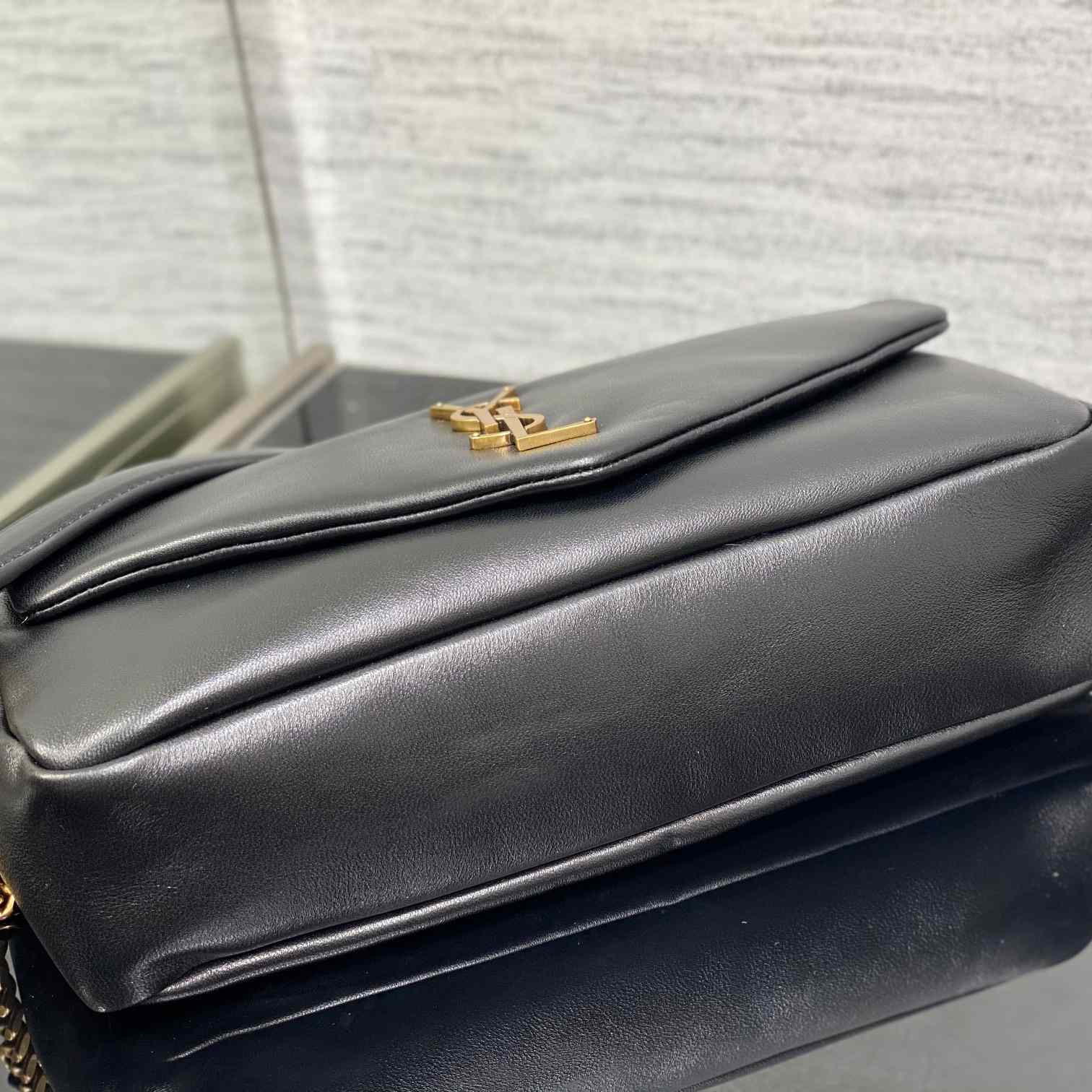 Saint Laurent Calypso In Lambskin - FashionPlug