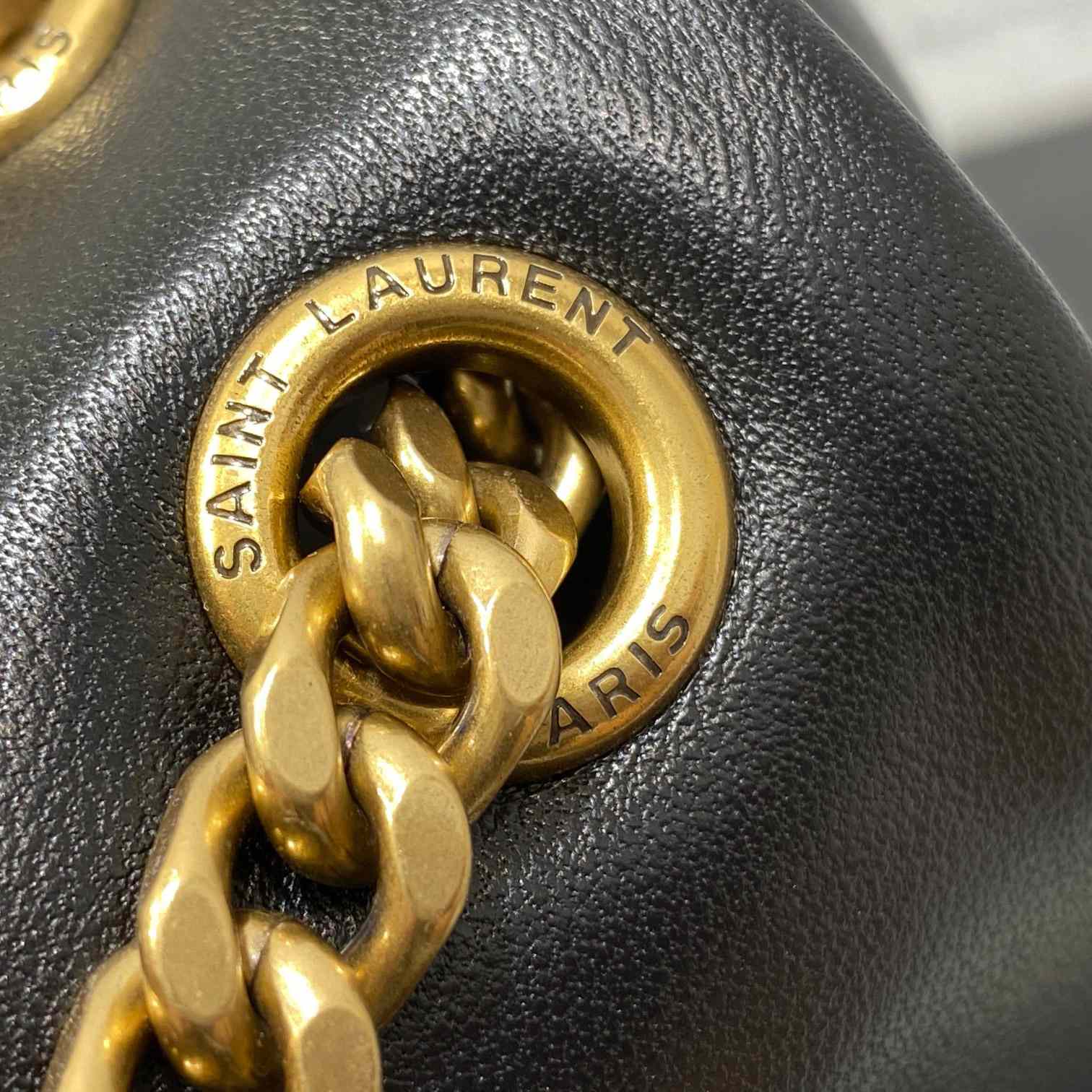 Saint Laurent Calypso In Lambskin - FashionPlug