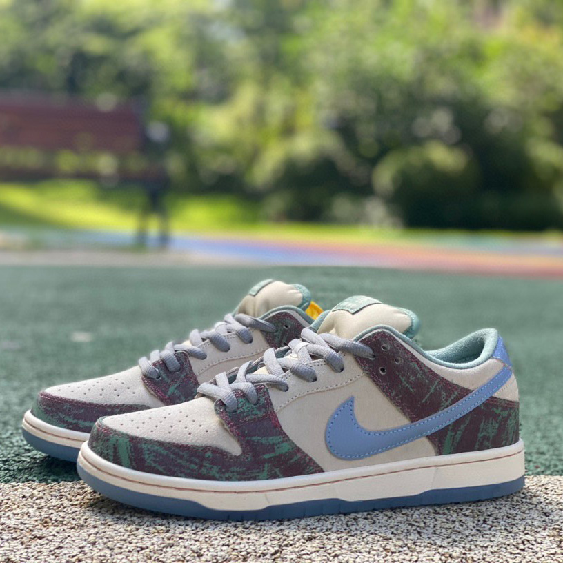 Crenshaw Skate Club x Nike SB Dunk Low Sneaker       FN4193-100 - FashionPlug