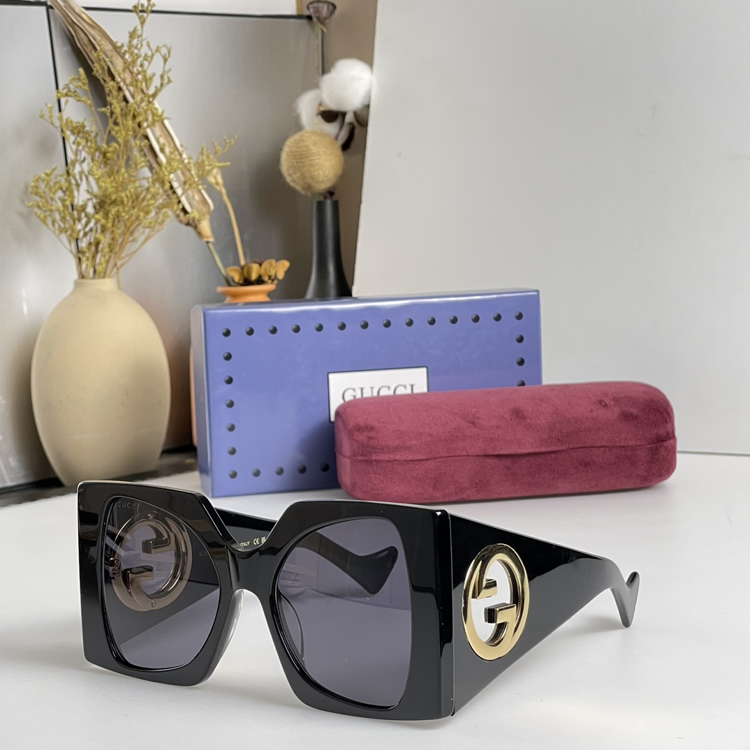 Gucci Square-Frame Sunglasses    GG1254 - FashionPlug