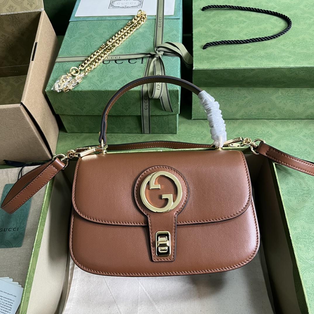 Gucci Blondie Small Top Handle Bag(23-15-11cm) - FashionPlug