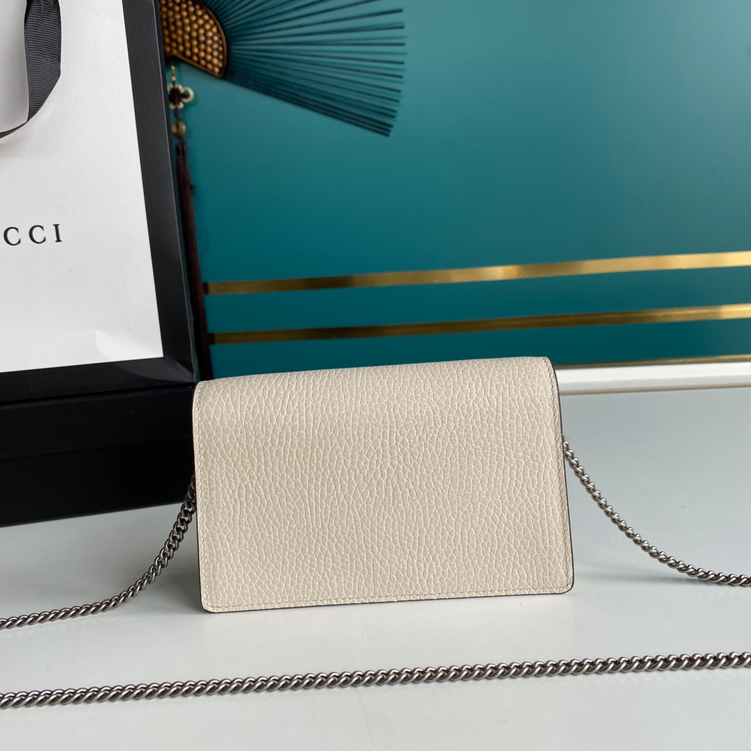 Gucci Dionysus Super Mini Leather Bag(16.5-10-4.5cm)    - FashionPlug