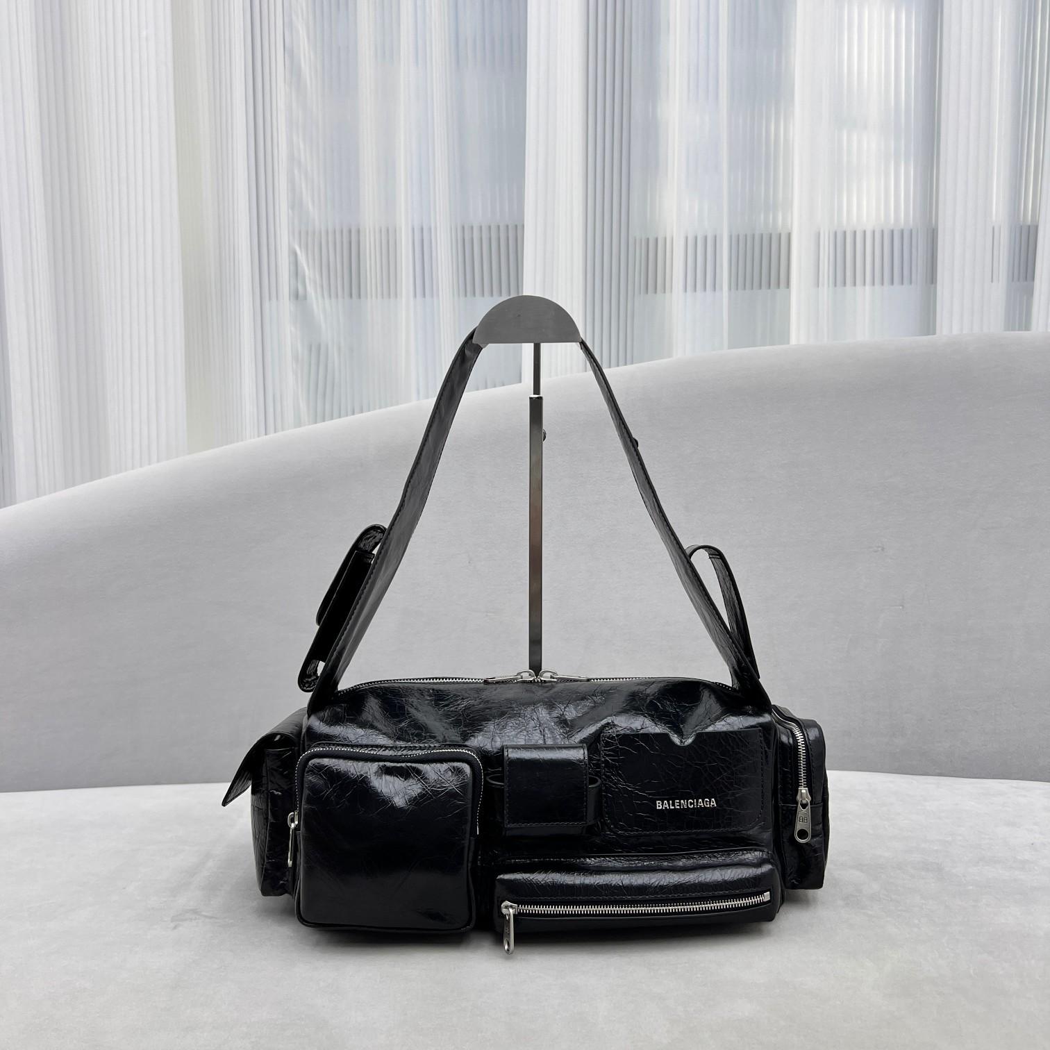 Balenciaga Superbusy Small Sling Pocket Bag (30x14x12cm) - FashionPlug
