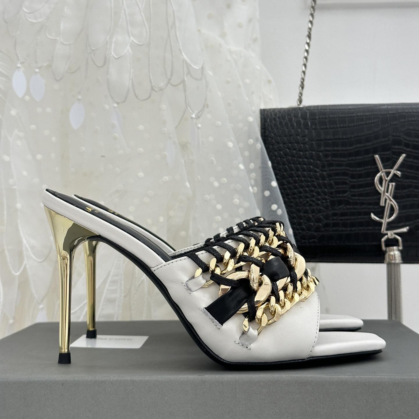 Balmain Chain-link Detail 110mm Pumps - FashionPlug