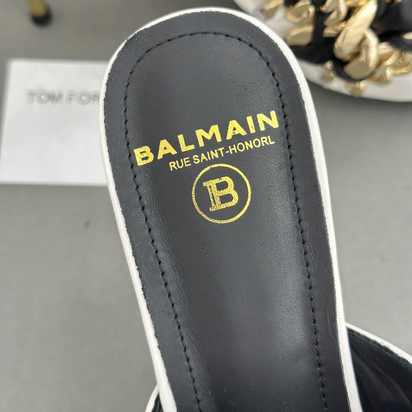 Balmain Chain-link Detail 110mm Pumps - FashionPlug