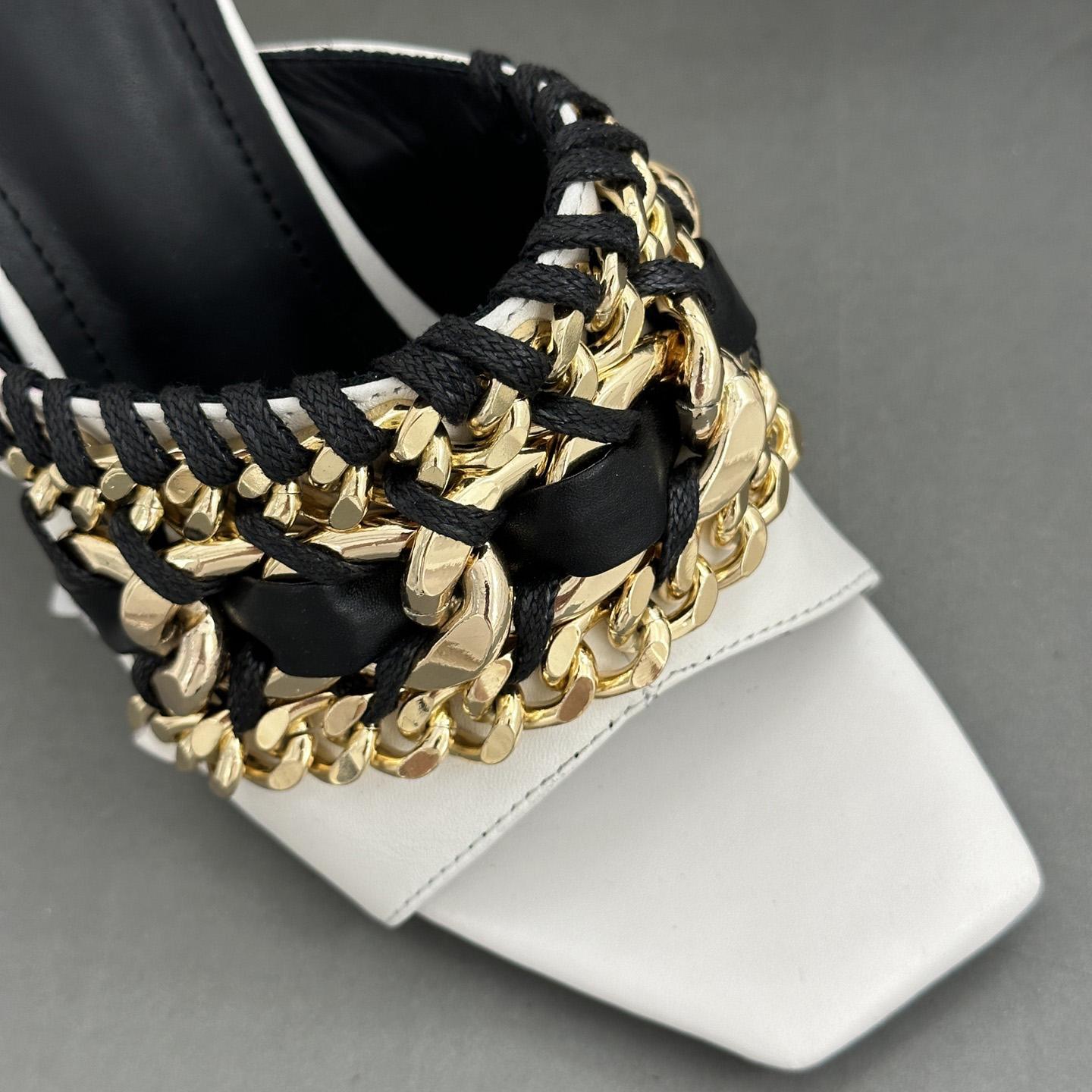 Balmain Chain-link Detail 110mm Pumps - FashionPlug