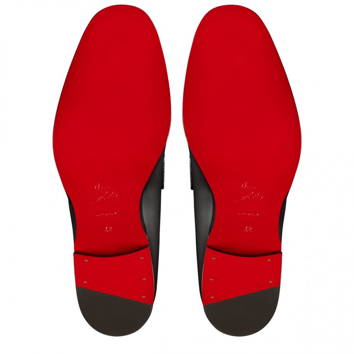 Christian Louboutin Varsimoc Loafers - Calf leather - Black - FashionPlug