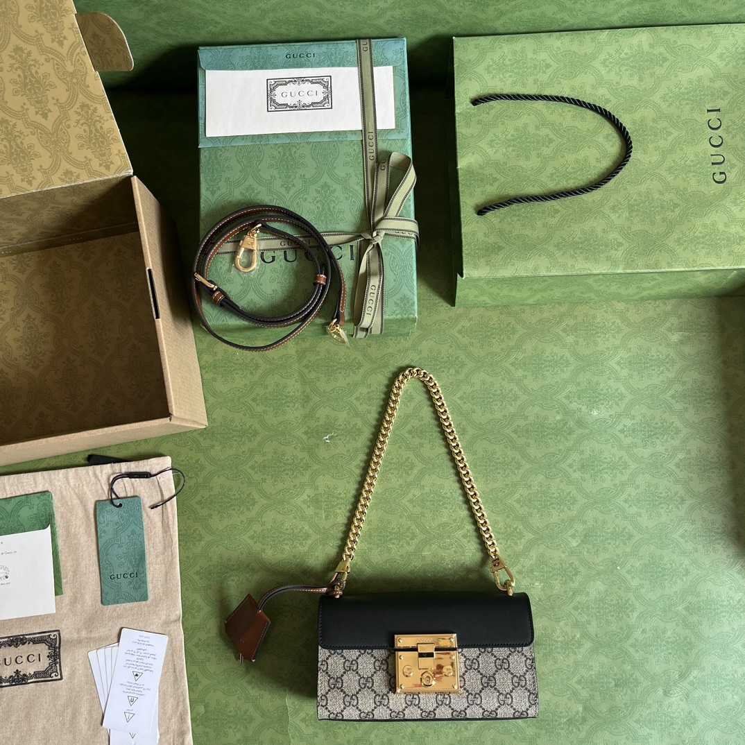 Gucci Padlock Mini Shoulder Bag(22x 11.5x 7.5cm) - FashionPlug