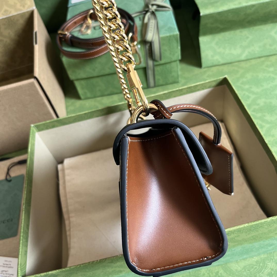 Gucci Padlock Mini Shoulder Bag(22x 11.5x 7.5cm) - FashionPlug