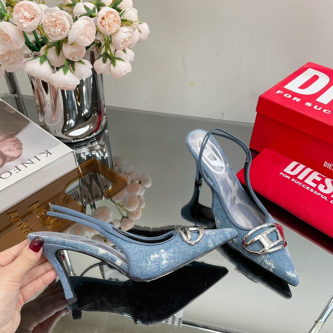 Diesel Women's Blue Venus Heels - FashionPlug