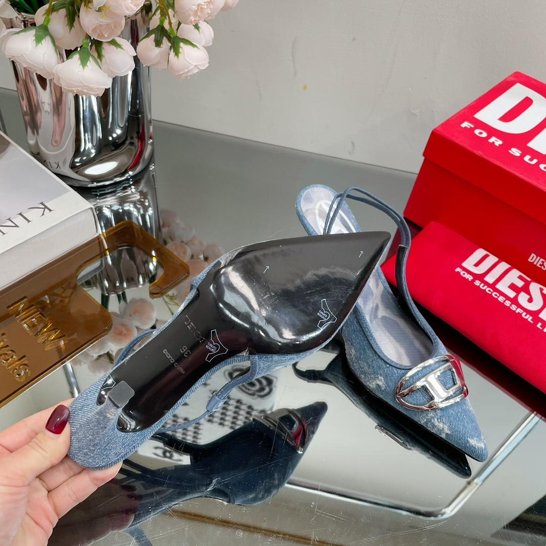 Diesel Women's Blue Venus Heels - FashionPlug