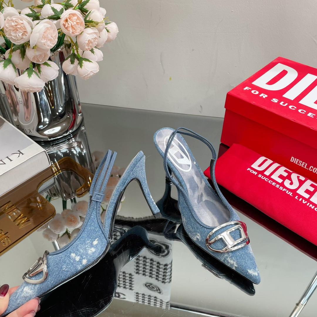 Diesel Women's Blue Venus Heels - FashionPlug