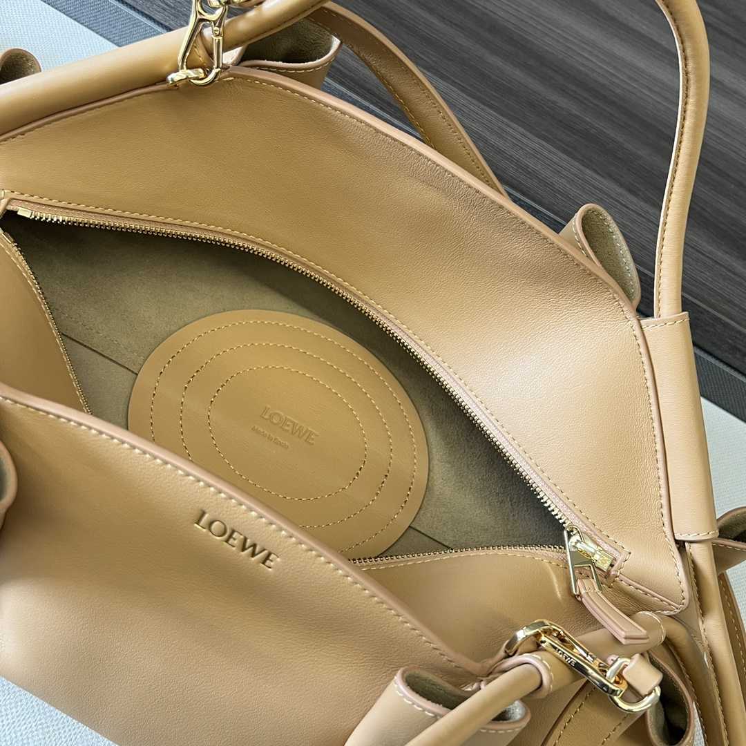 Loewe Paseo Bag In Shiny Nappa Calfskin - FashionPlug