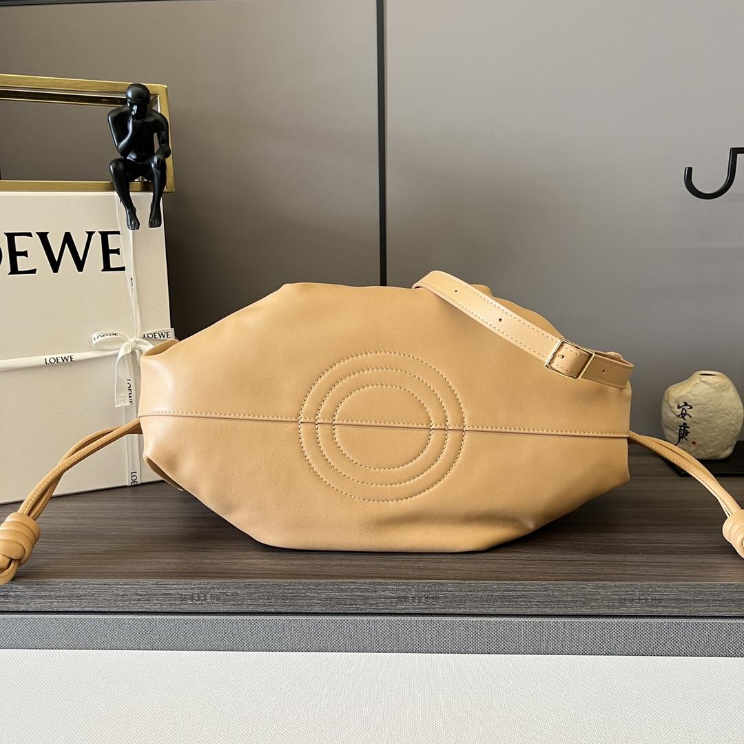 Loewe Paseo Bag In Shiny Nappa Calfskin - FashionPlug
