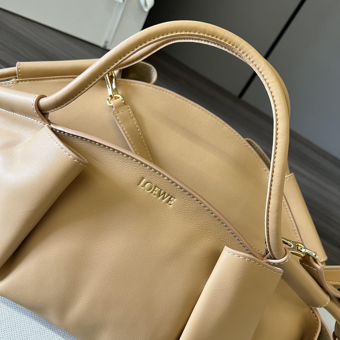 Loewe Paseo Bag In Shiny Nappa Calfskin - FashionPlug
