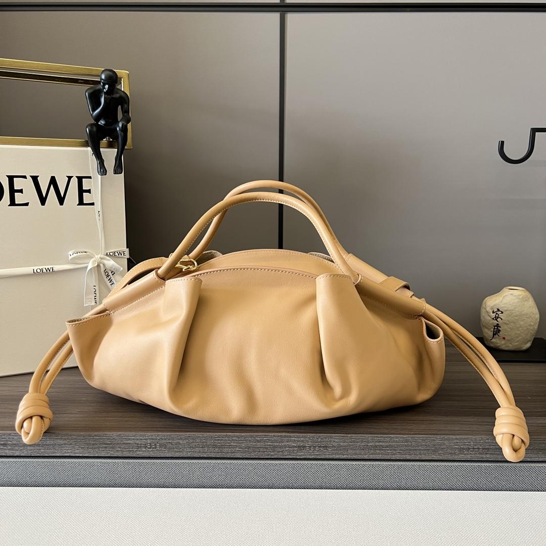 Loewe Paseo Bag In Shiny Nappa Calfskin - FashionPlug