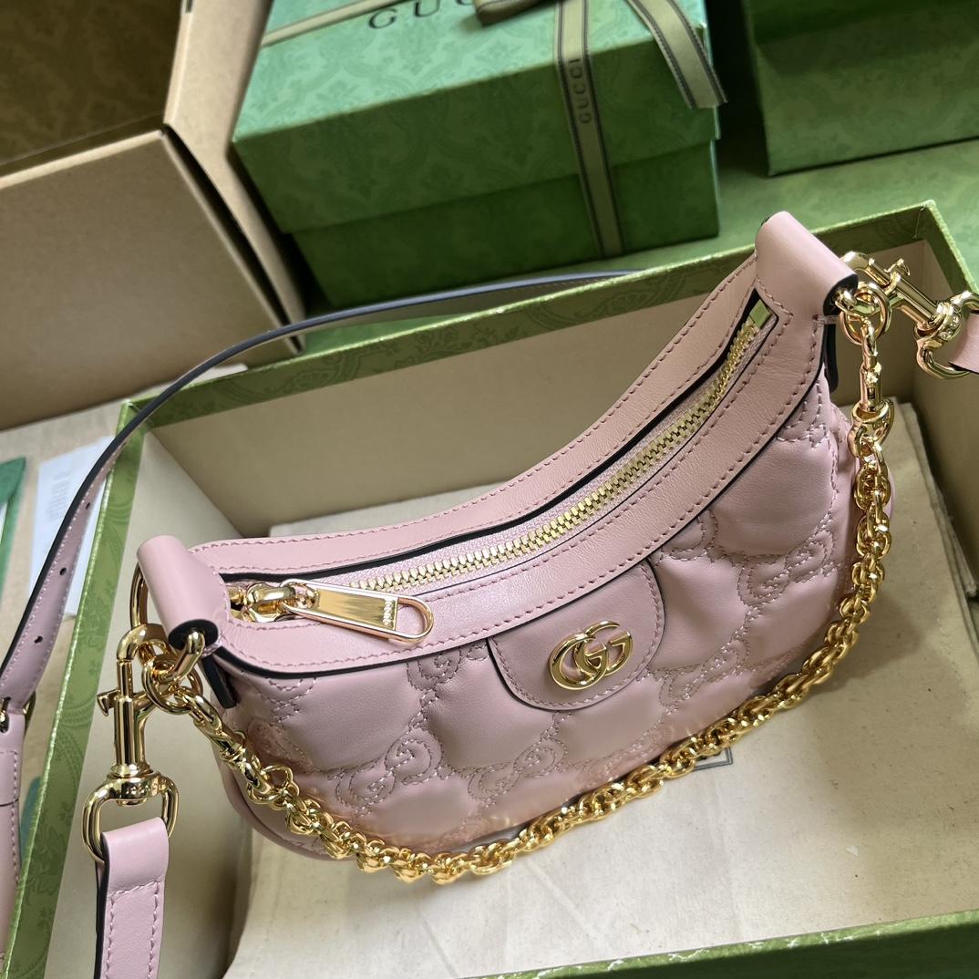 Gucci GG Matelasse Mini Bag(21x 14x 6cm) - FashionPlug